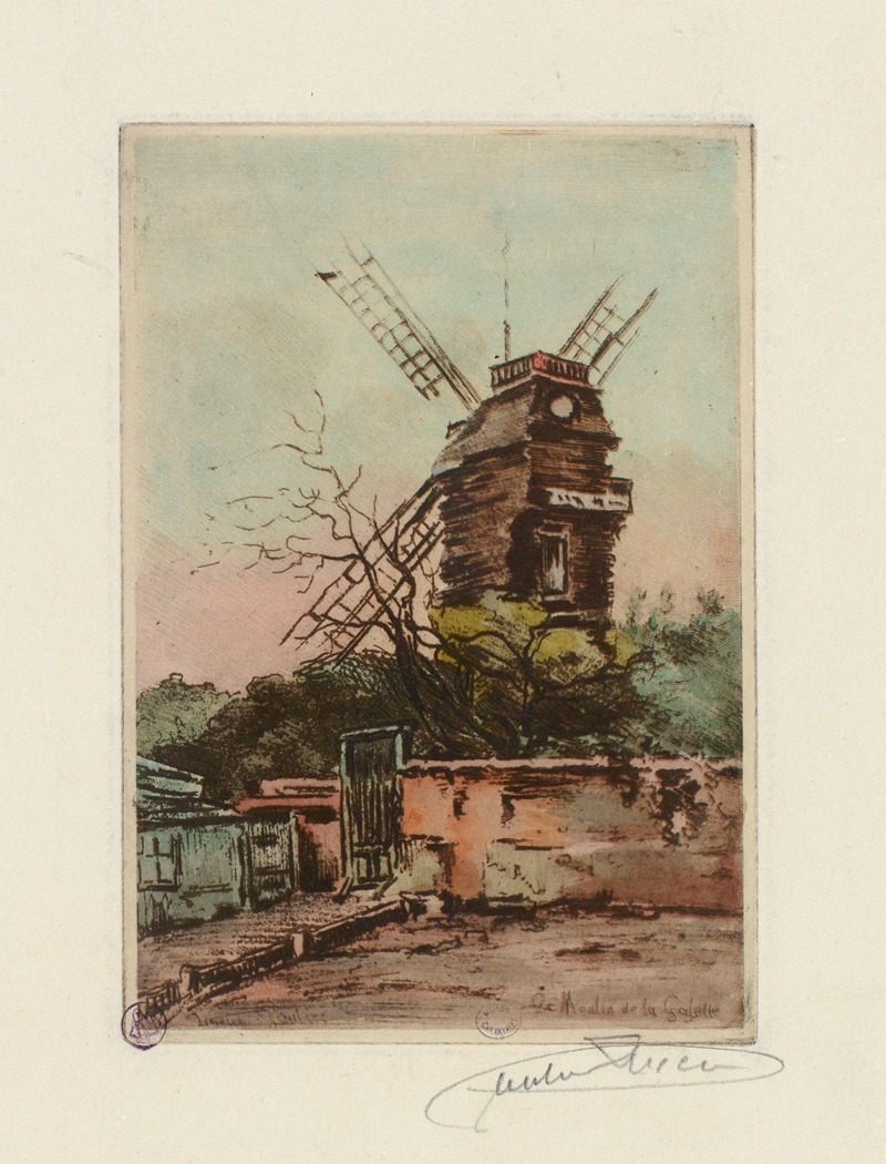 Lucien Marcelin Gautier - Le moulin de la galette