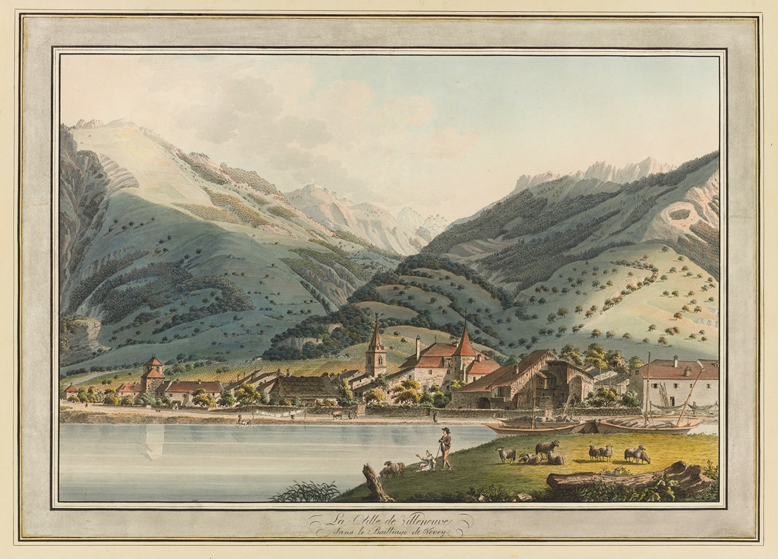 Pierre Samuel Louis Joyeux - La Ville de Villeneuve dans le Bailliage de Vevey