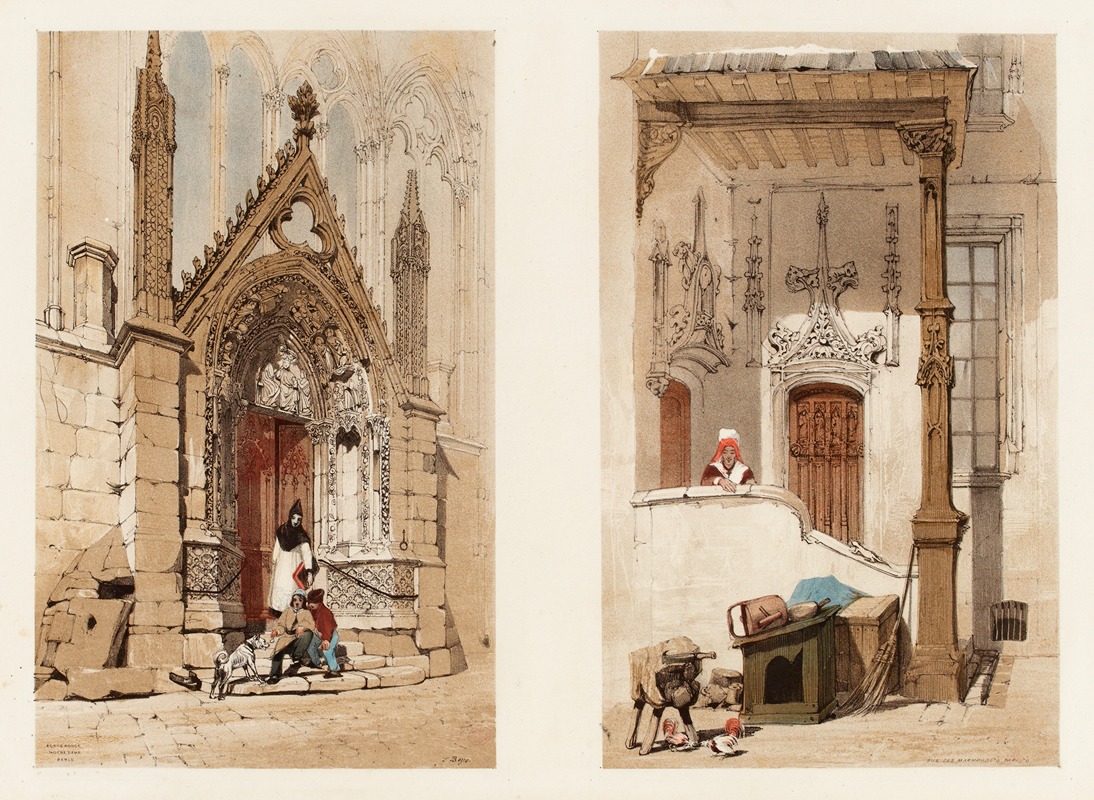 Thomas Shotter Boys - Porte Rouge, Notre-Dame, Paris et rue des Marmousets, Paris