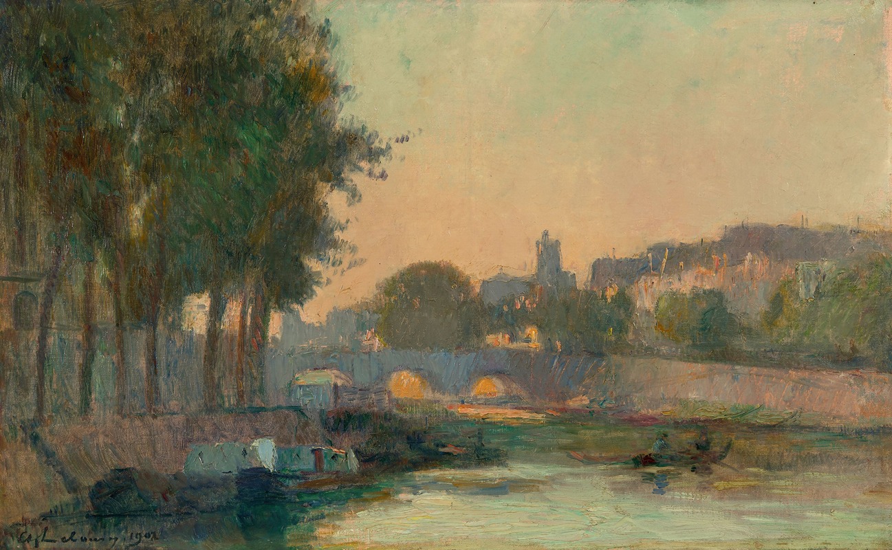 Albert Lebourg - Paris, la Seine et l’île de la Cité