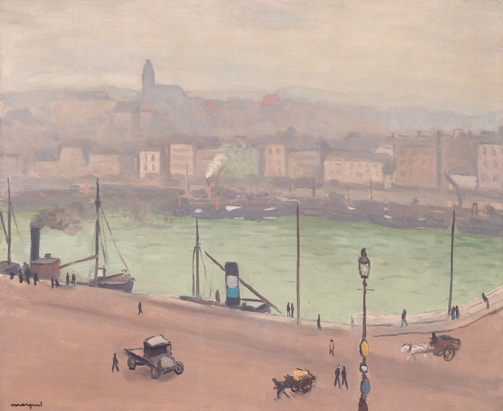 Albert Marquet - Boulogne sur mer, le port