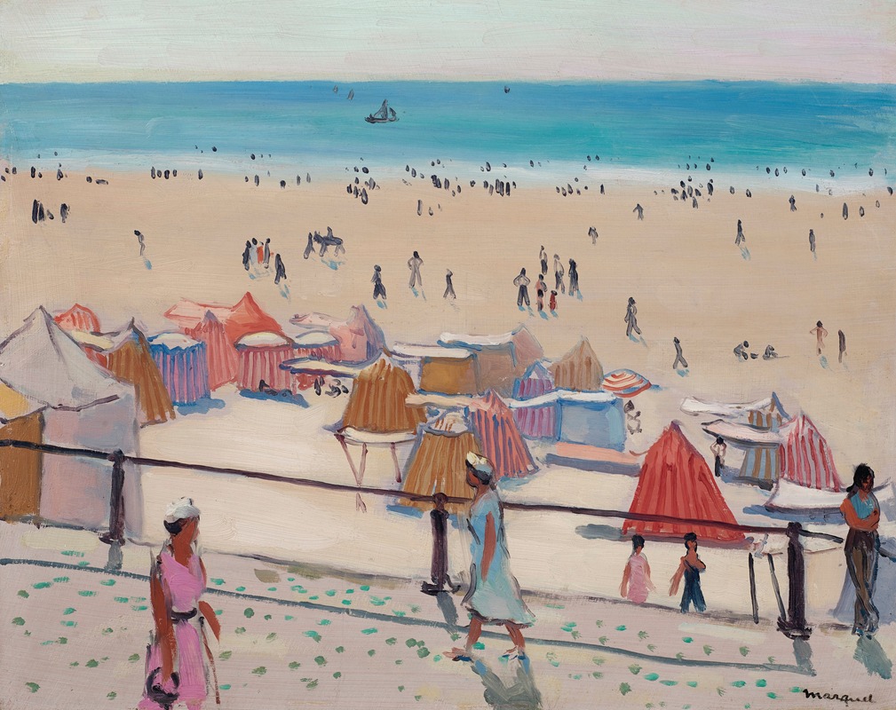 Albert Marquet - La promenade aux Sables d’Olonne