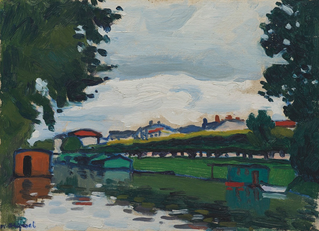 Albert Marquet - Poissy, les quais