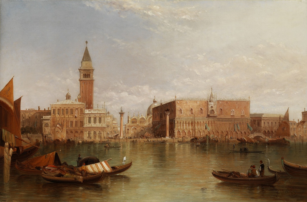 Alfred Pollentine - Ansicht von Venedig