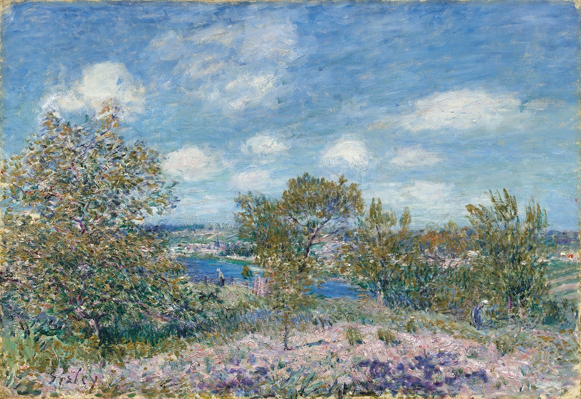 Alfred Sisley - Après-midi de mai à By, près de Moret-sur-Loing