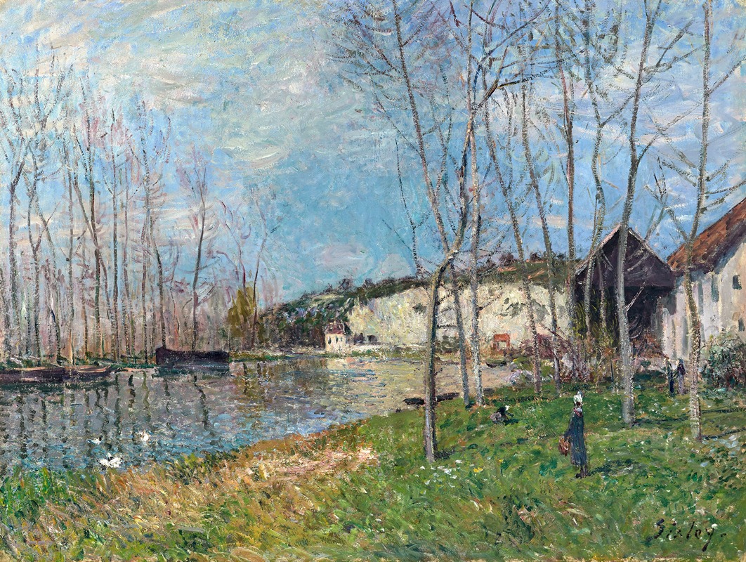 Alfred Sisley - Printemps au bord du Loing