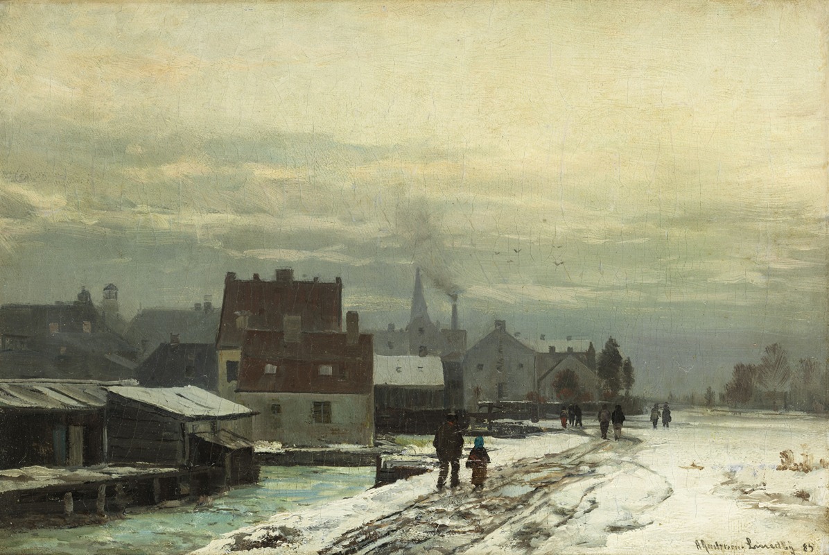 Anders Andersen-Lundby - Winter landscape