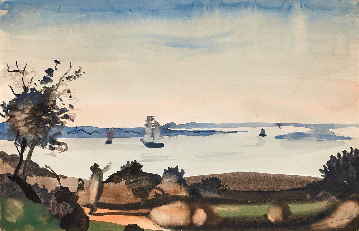 André Derain - Paysage au bord de la mer