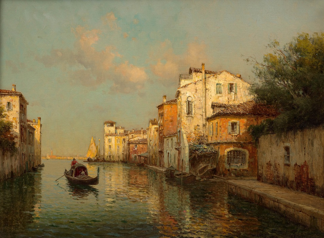 Antoine Bouvard - Canal à Venise