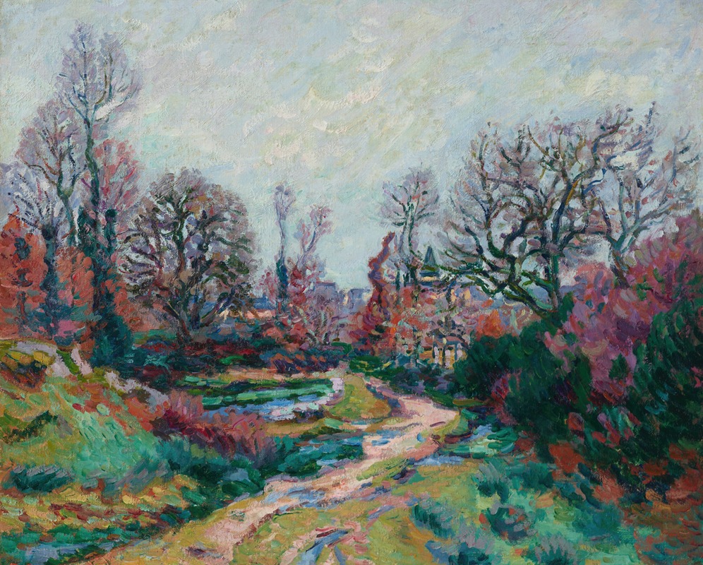 Armand Guillaumin - Chemin de l’abreuvoir, après la pluie