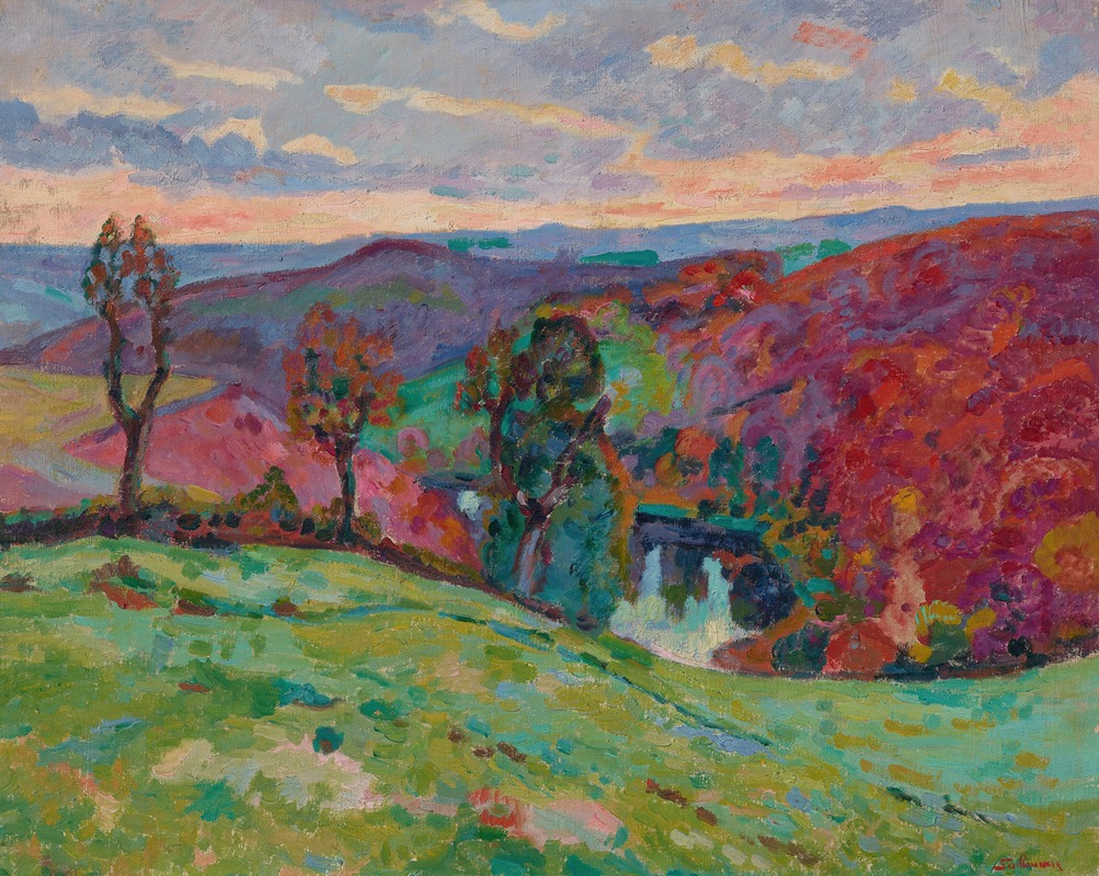 Armand Guillaumin - La vallée de la Creuse et le Puy Barriou