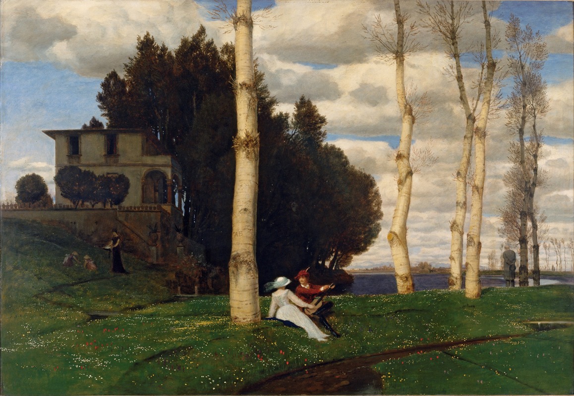 Arnold Böcklin - Spring Day (The Three Life Ages)