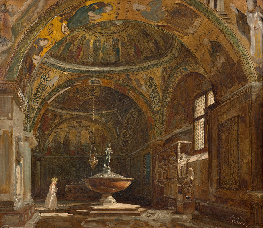 Carl Georg Anton Graeb - Baptisery of the Basilica of San Marco