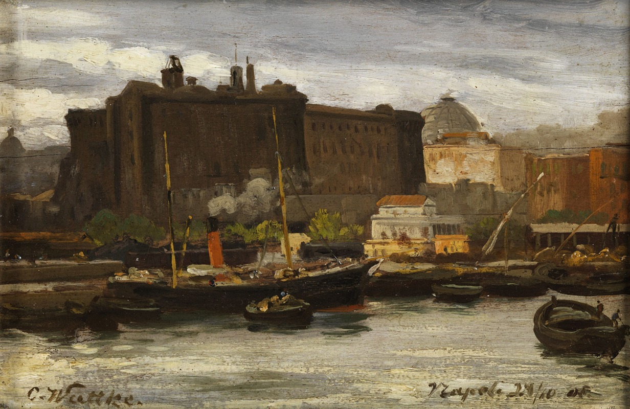 Carl Wuttke - Im Hafen von Neapel