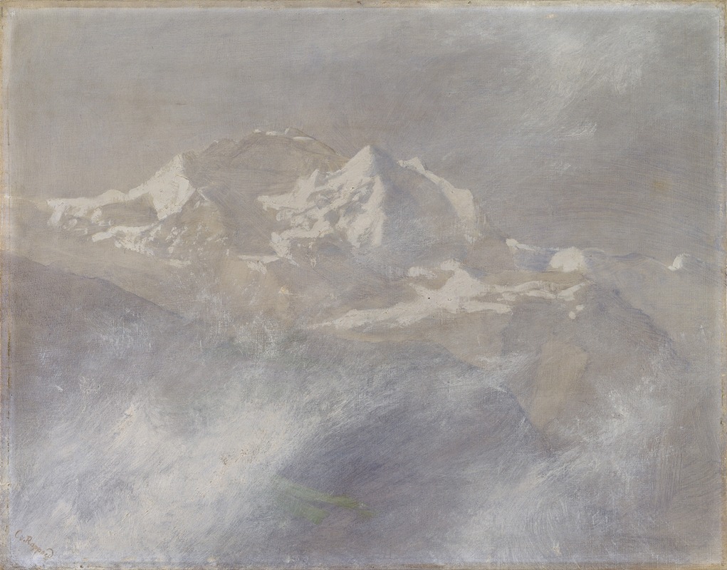 Clara von Rappard - The Jungfrau in the fog