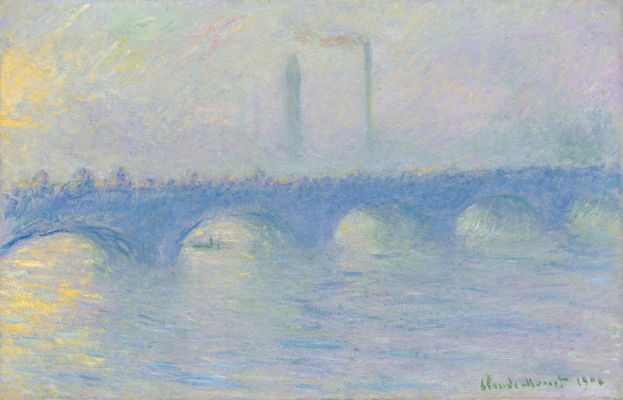 Claude Monet - Waterloo Bridge, effet de brume