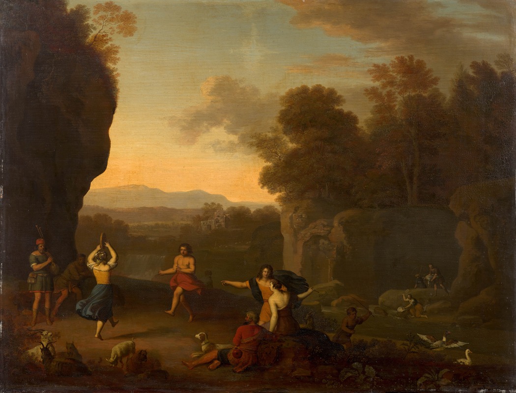 Daniel Vertangen - Divertissement au bord de la rivière