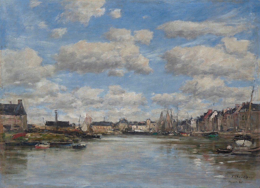 Eugène Boudin - Trouville, Le Port