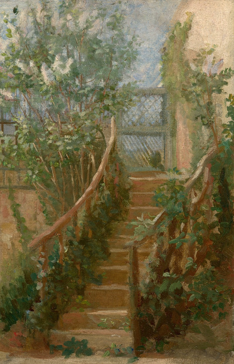 Félix Bracquemond - The stairs