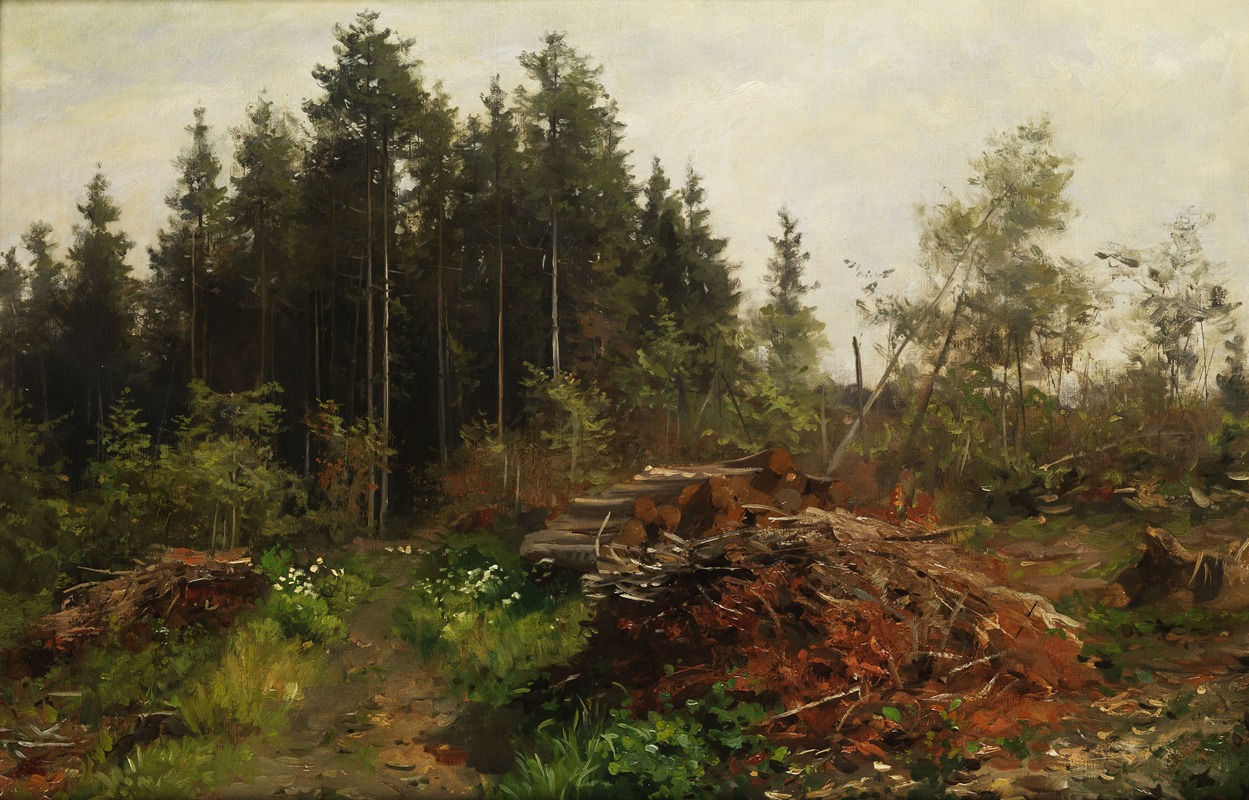 Fritz Freund - Waldlandschaft