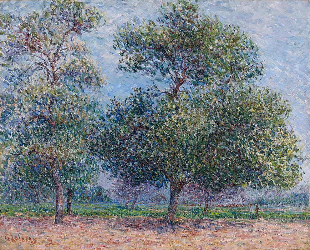 Gustave Loiseau - Printemps, pommiers en fleur