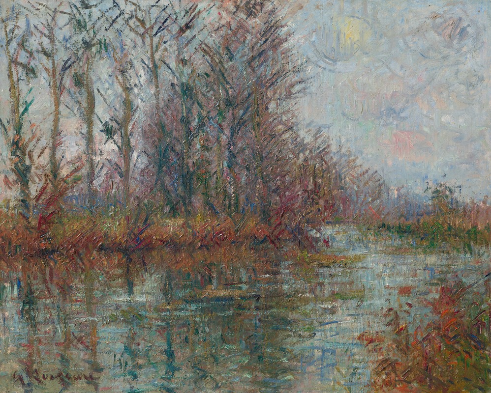 Gustave Loiseau - Tournant de rivière, L’Eure