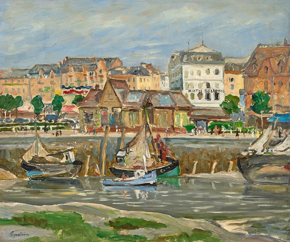 Henri Epstein - Vue de port