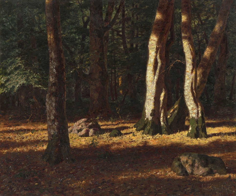 Ivan Fedorovitch Choultse - Fontainebleau Forest in Autumn