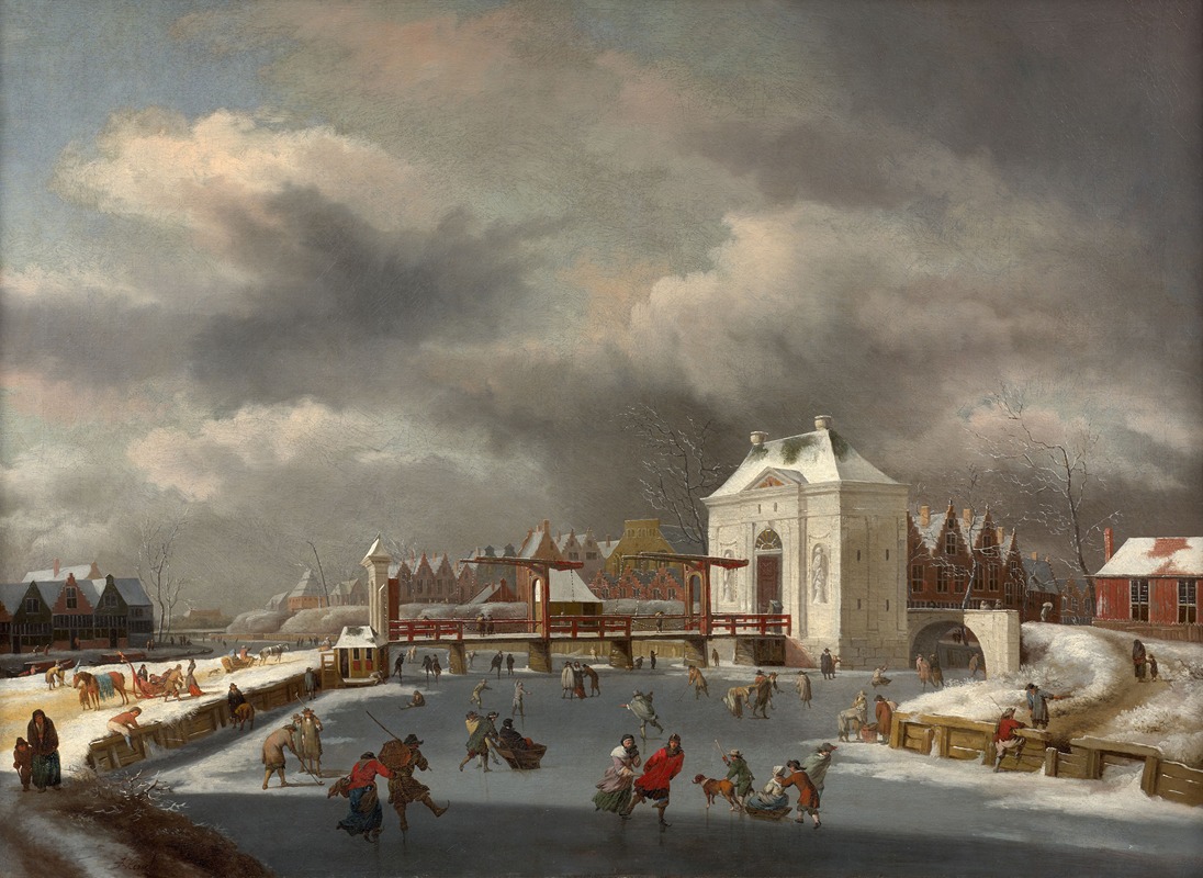 Jan van Kessel - The Heiligewegpoort in Amsterdam