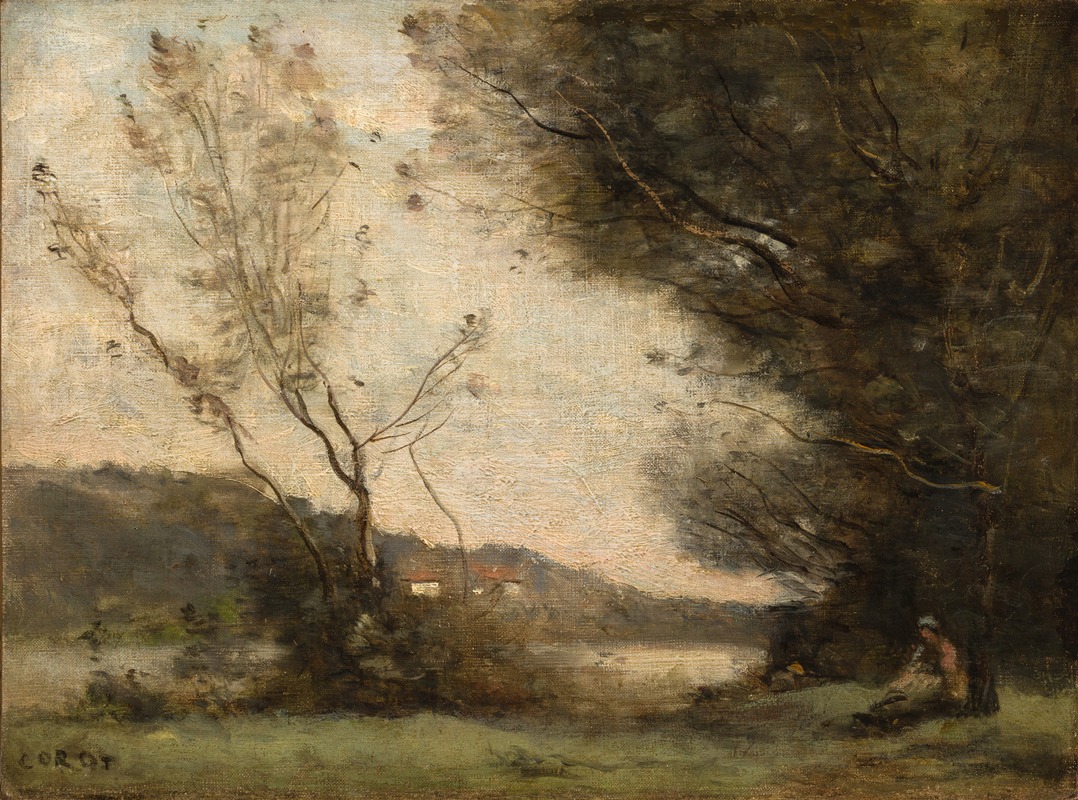 Jean-Baptiste-Camille Corot - By the River