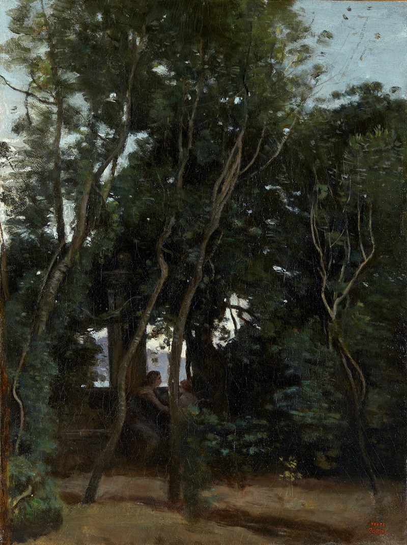 Jean-Baptiste-Camille Corot - Le matin sous les arbres