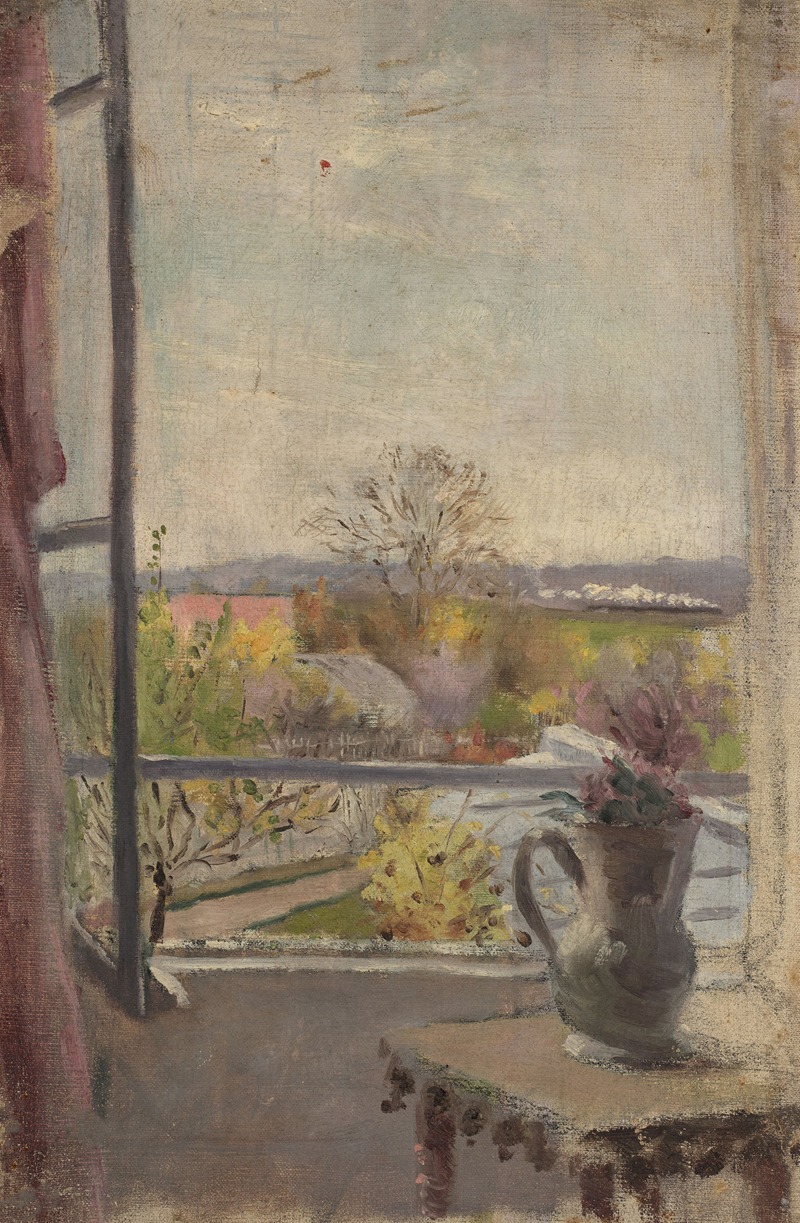 Jeanne Jegou-Cadart - Paysage de Kernouës