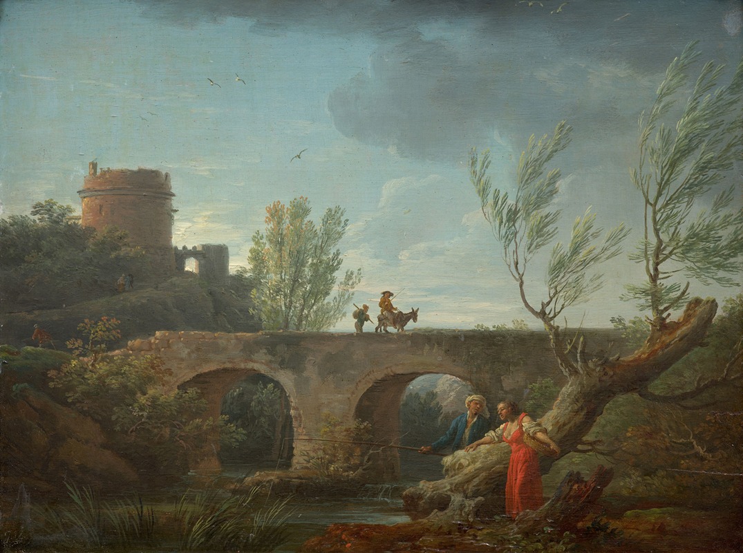 Joseph Vernet - Paysage, effet de matinée