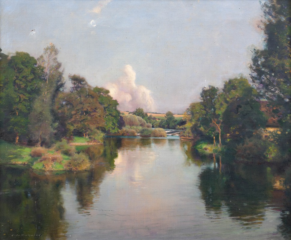 Jules Alexis Muenier - Paysage de rivière