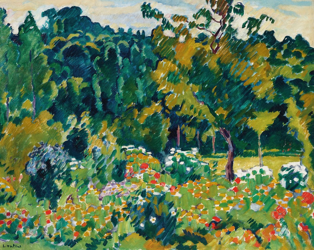 Louis Valtat - Jardin fleuri à Choisel