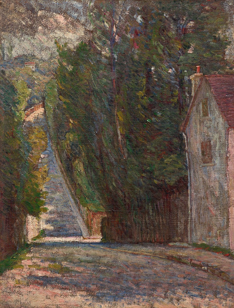 Marie Bracquemond - Landscape with an alley