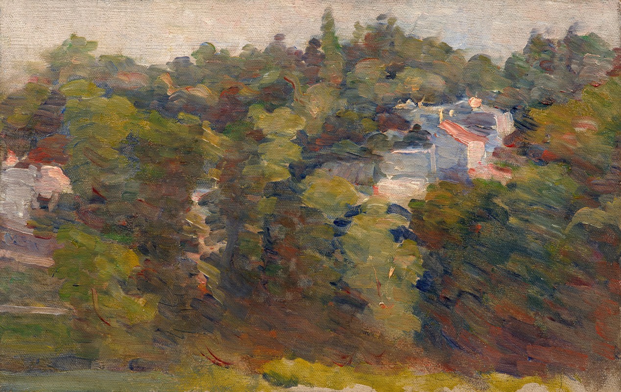 Marie Bracquemond - Small view of Sèvres