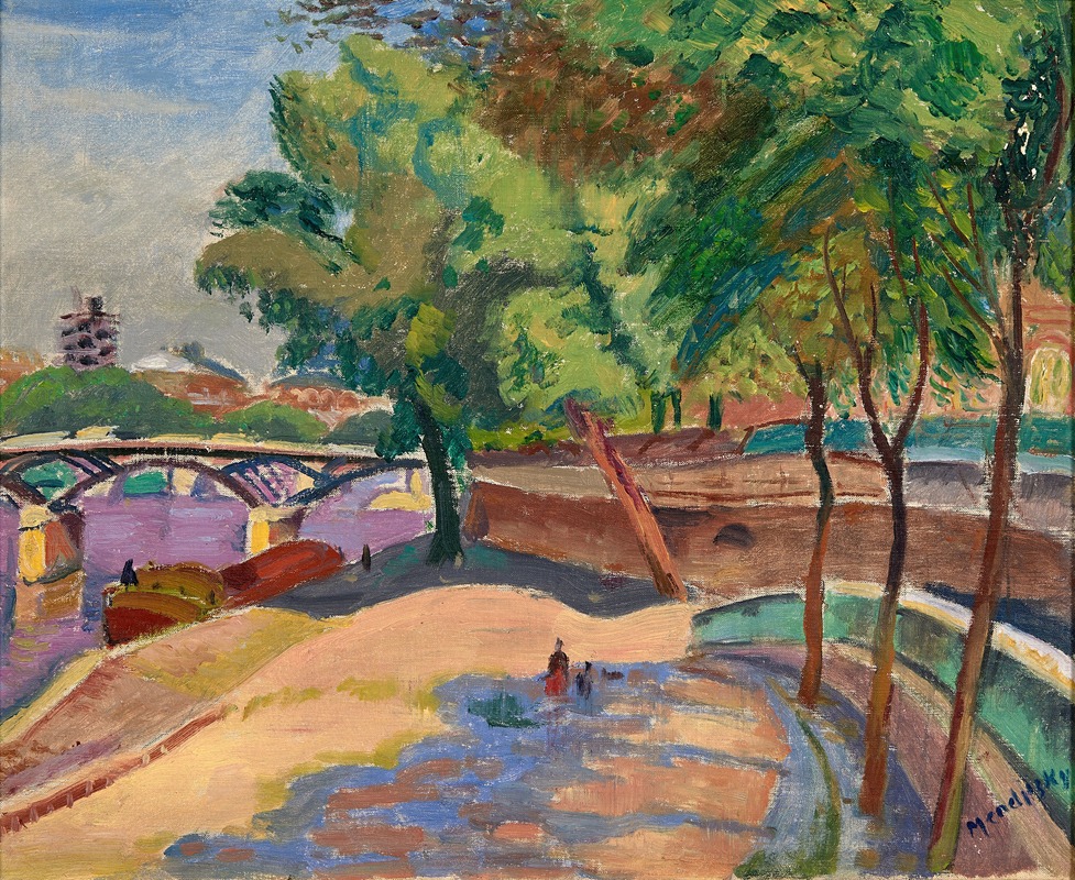 Maurice Mendjizky - Pont des Arts, Paris