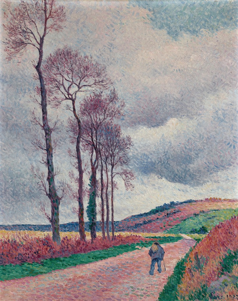 Maximilien Luce - La route aux environs de Méréville