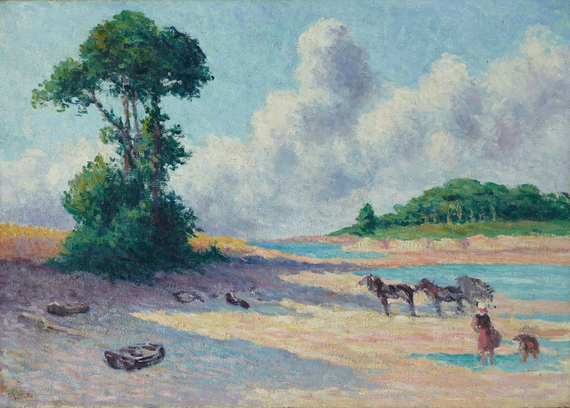 Maximilien Luce - Kermouster, Embouchure du Trieux