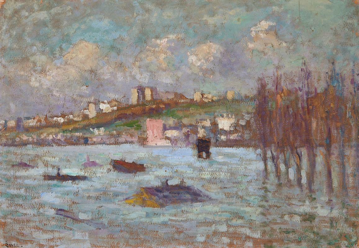 Maximilien Luce - Les inondations