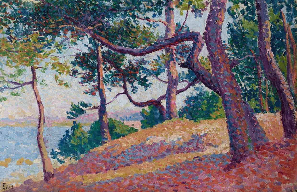 Maximilien Luce - Paysage à Saint-Tropez