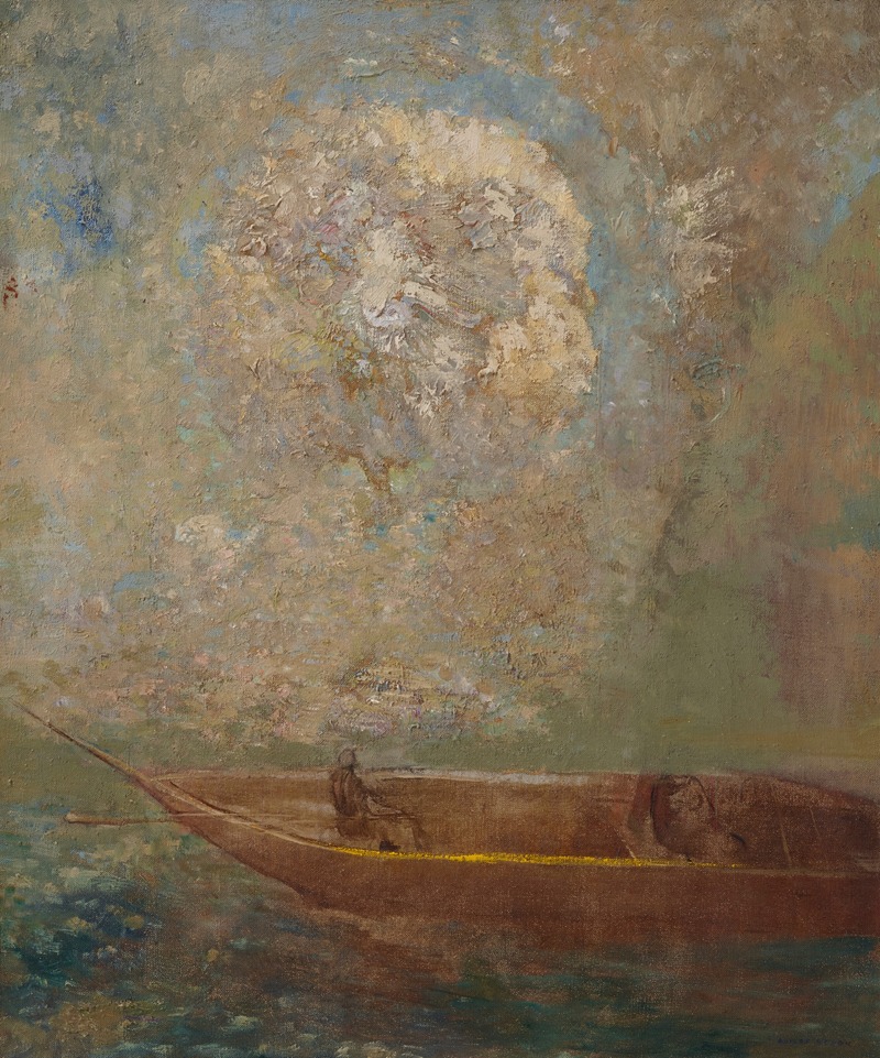 Odilon Redon - La Barque