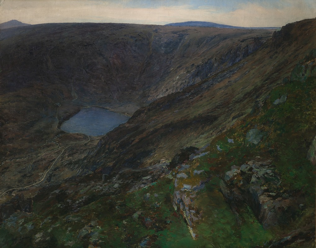 Otakar Lebeda - Mountain Lake in the Giant Mountains