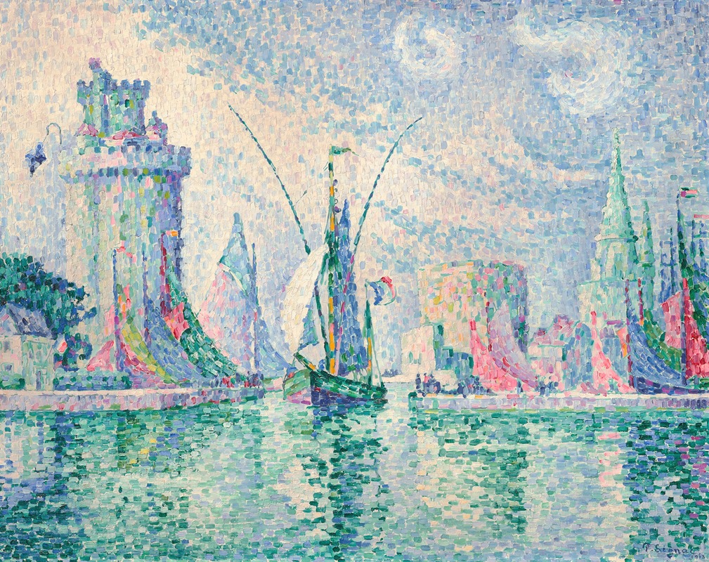 Paul Signac - Les tours vertes, la Rochelle