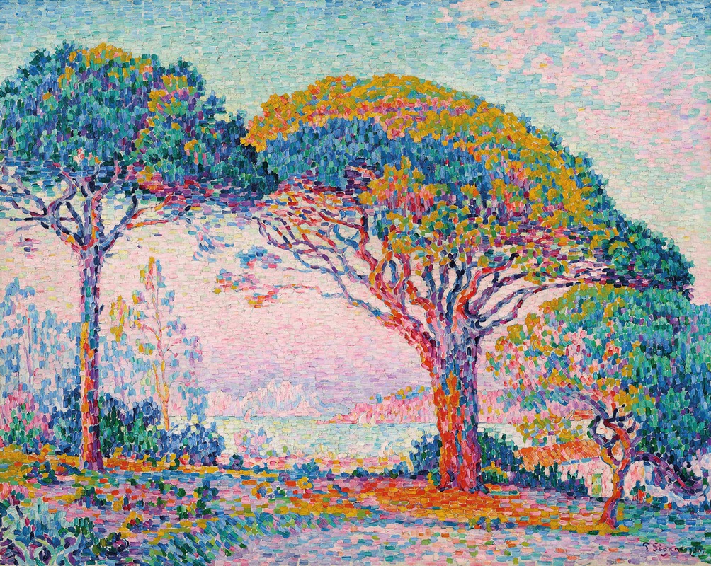 Paul Signac - La Baie (Saint-Tropez)