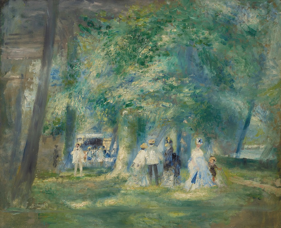 Pierre-Auguste Renoir - La fête à Saint-Cloud