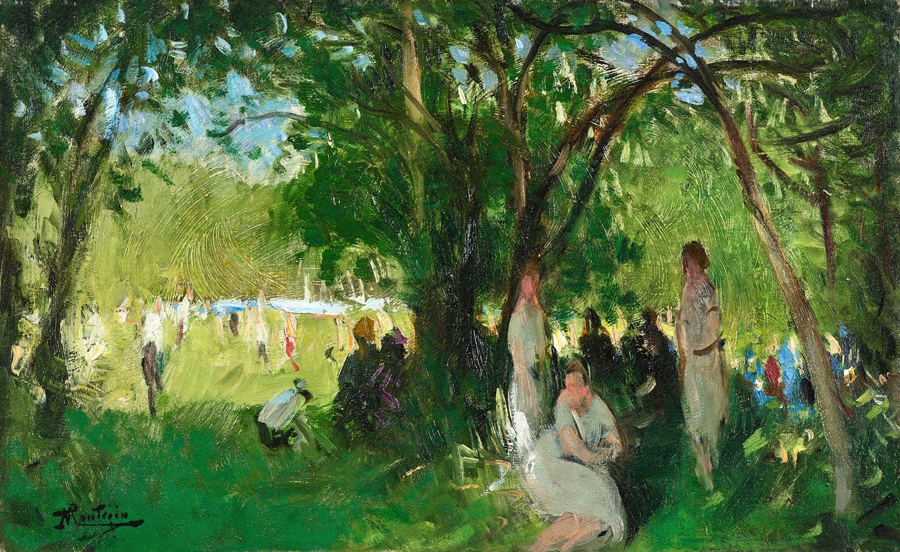 Pierre-Eugène Montézin - Au bois de Boulogne