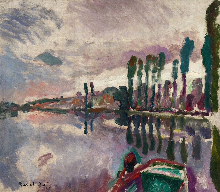 Raoul Dufy - Le Loir à Durtal