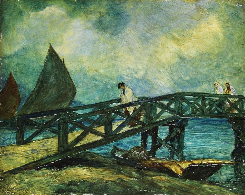 Rodolfo Paoletti - Wooden bridge of Mazorlo on Burano